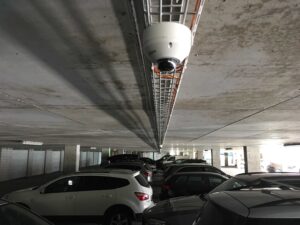 Parkhaus Saas-Fee, Kamera Sensorik Parkhaus Saas-Fee, Kamera Sensorik