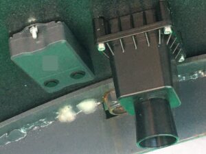 zwei Abfallfüllstand Sensoren, Via Suvretta, St. Moritz zwei Abfallfüllstand Sensoren, Via Suvretta, St. Moritz