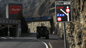 Saas-Fee Ortseingang Tafel simuliert 1 Saas-Fee Ortseingang Tafel