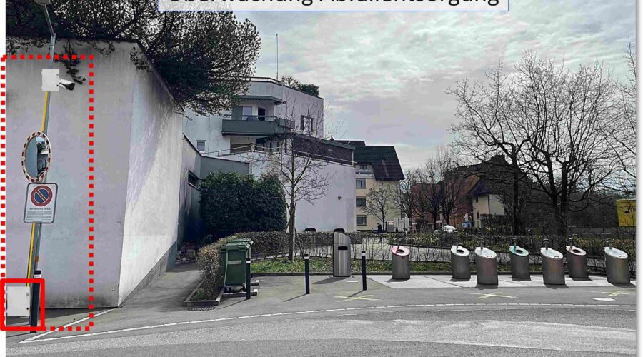 Bsp Entsorgungsstelle mit Videoüberwachung