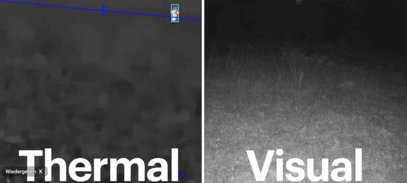 Thermal vs Visual - Beispiel1